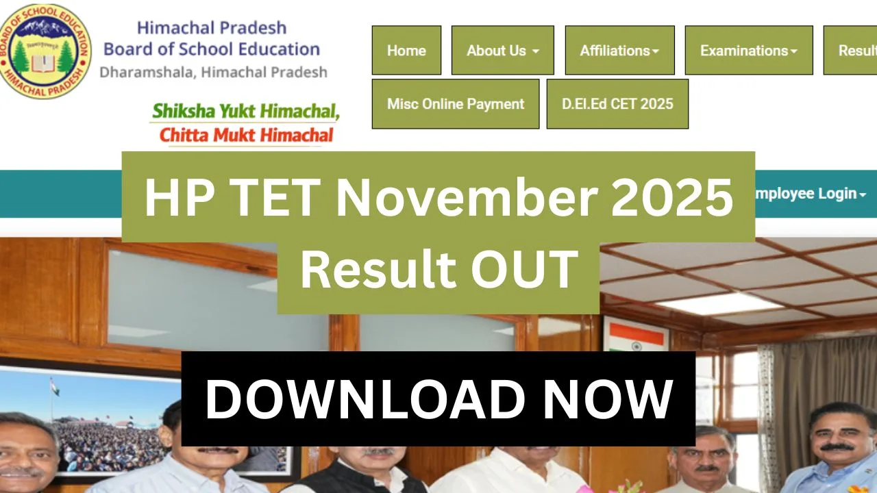 HP-TET-November-2025-Result